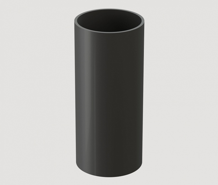 Труба водосточная DOCKE Standard 1м, серый