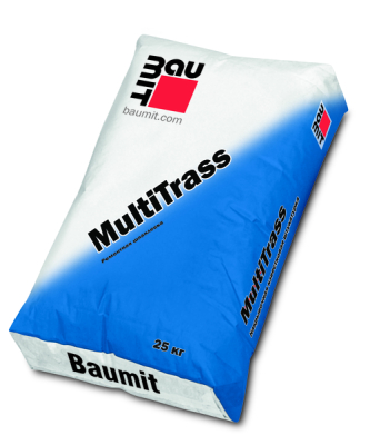 Ремонтная шпаклевка Baumit MultiTrass, 25кг