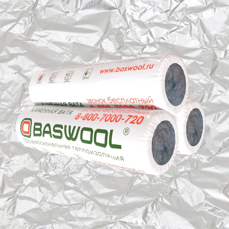 Мат прошивной BASWOOL  МП (СТ)-80 ГОСТ 21880-2011 3000х1200х50 мм