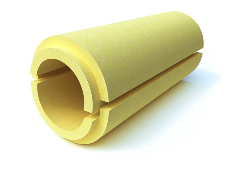 Скорлупа  для теплоизоляции труб ППУ С 1000х65х40 мм