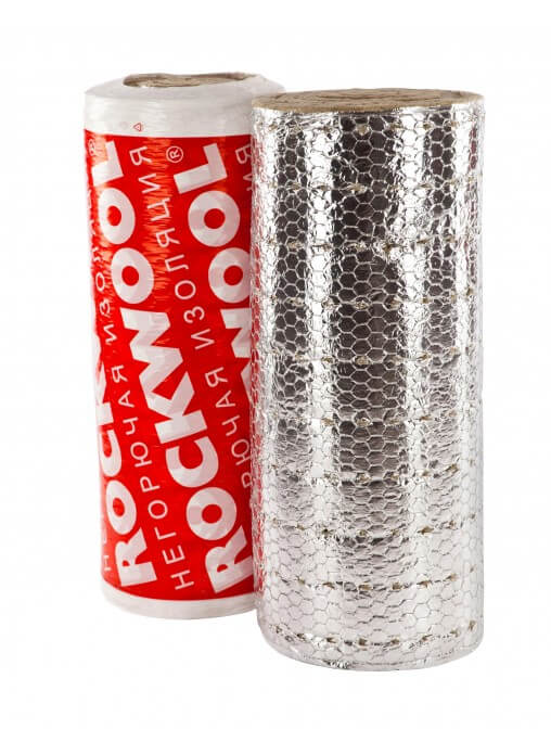 Утеплитель Rockwool Вайред Мат 80 Кашированный фольгированный 5000х1000х50 мм