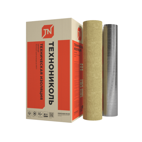 Цилиндр Технониколь ТЕХНО 80 ФА 1200х21х20 мм (1 сегмент)