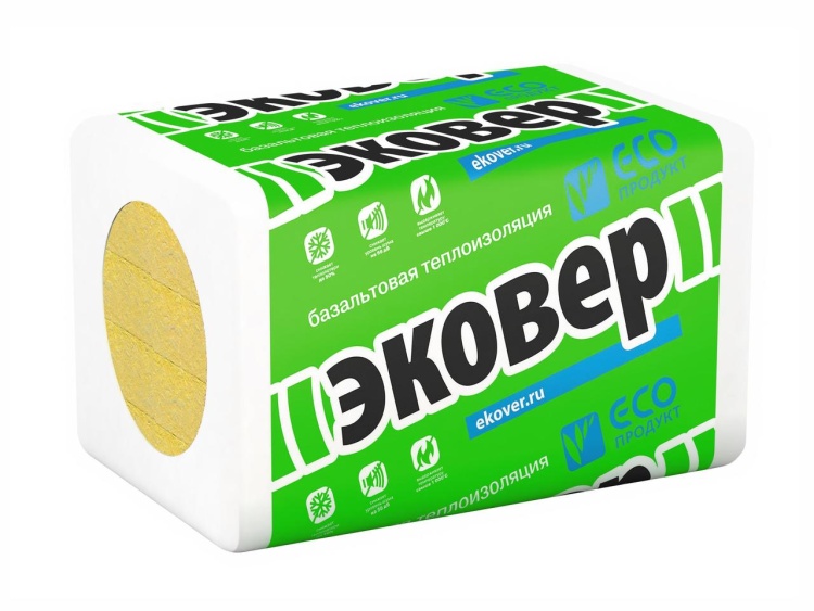 Утеплитель Эковер Лайт 45 1000х600х50 мм, 12 шт/уп, 7,2 м²