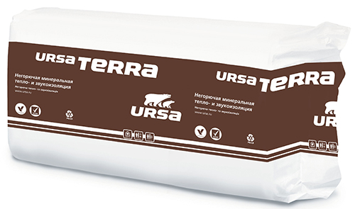 Утеплитель Ursa Terra 37 PN 1250х610х100 мм, 10 шт. в уп