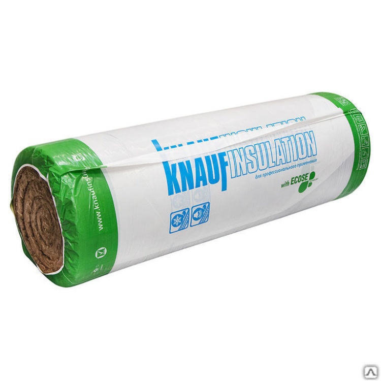 Утеплитель Кнауф Каркасные конструкции TR 034 6000х1200х70 мм, 7,2 м²