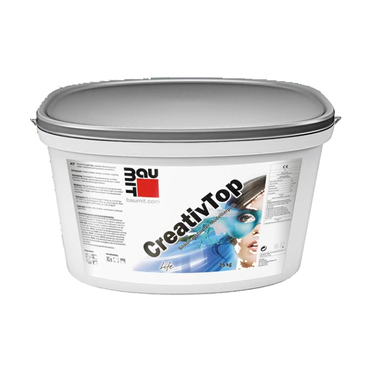 Декоративная штукатурка Baumit CreativTop Pearl 0,5мм, 25кг