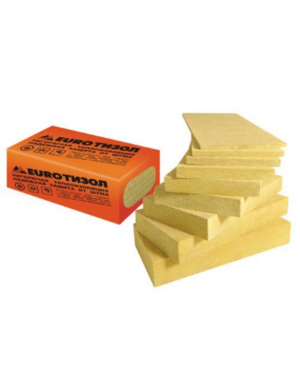 Утеплитель Тизол Евро-Вент В 100 1000х600х50 мм, 6 шт. уп