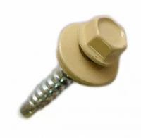 Саморез кровельный,RAL1014, 4.8х19