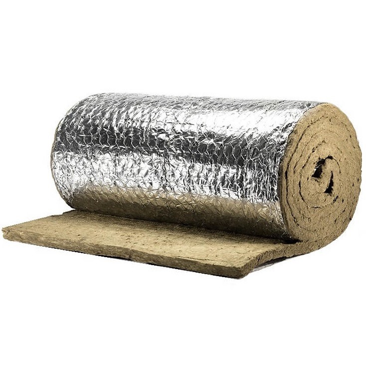 Утеплитель Rockwool Вайред Мат 105 Кашированный фольгированный 2000х1000х100 мм