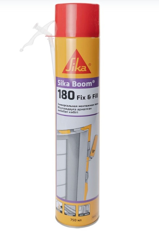 Пена монтажная бытовая SikaBoom-180 Fix &amp; Fill, 750мл