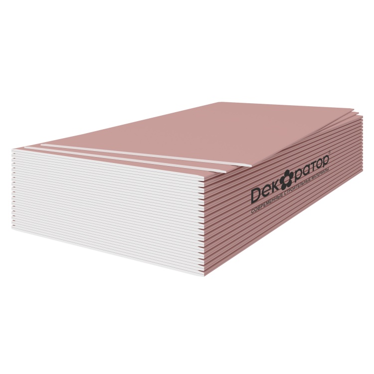 Лист Декоратор ГКЛВО ГСП типа DFН2-УК, 2500х1200х12,5мм