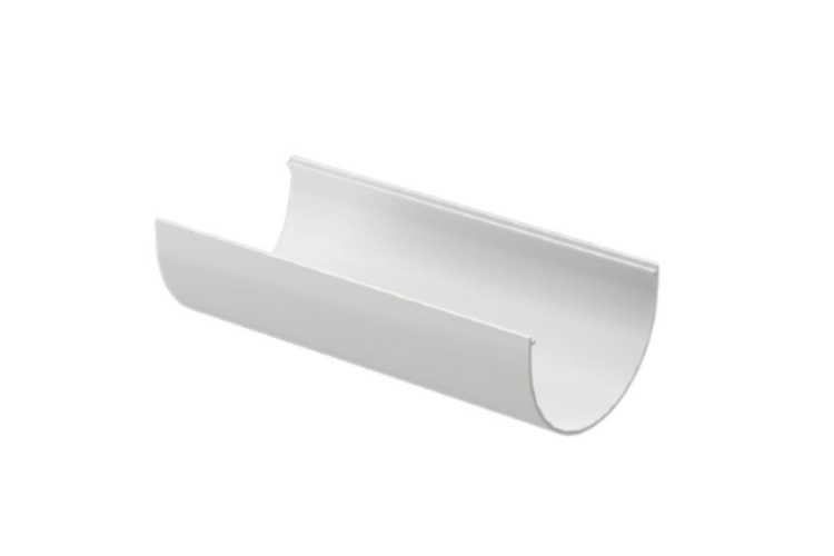 Желоб водосточный Docke Standard, 2м, белый