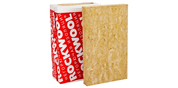 Утеплитель Роквул Венти Баттс Оптима 1000х600х80 мм, 6 шт. уп