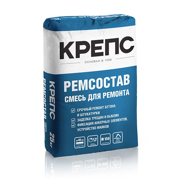 Ремонтный состав Крепс Ремсостав, 25 кг