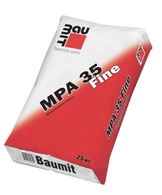 Штукатурная смесь Baumit MPA 35 Fine, 25кг