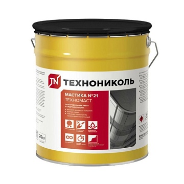 Мастика битумная кровельная Технониколь №21 Техномаст, 20 кг
