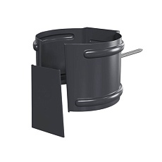 Держатель трубы D100 (на кирпич)   RAL 7024  Графит