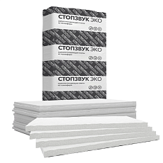 Плита шумопоглощающая СтопЗвук Эко (1,2м х 0,6м х 50мм) 6шт. 4,32м2