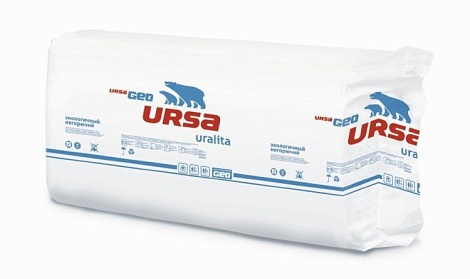 Утеплитель Урса GEO 33 PN П-30 1250х600х100 мм, 10 шт/уп, 7,5 м²
