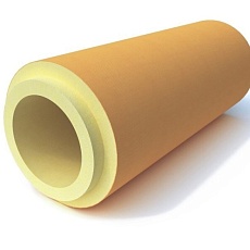 Скорлупа ППУ 219х50х1000 с покрытием стеклопластик