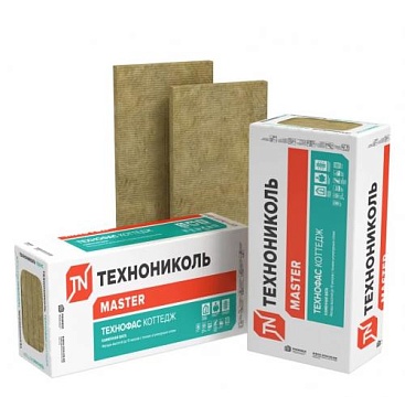 Утеплитель Технониколь ТехноФас Коттедж 1200х600х100 мм, 3 шт/уп, 2,16 м²