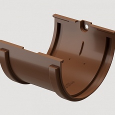 Соединитель желобов Döcke Standard  (Светло-коричневый)